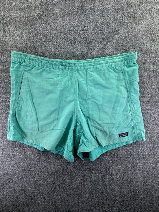 Patagonia Pants - Patagonia Women Casual Outdoors Hiking Shorts Bottoms Elastic Medium Blue
